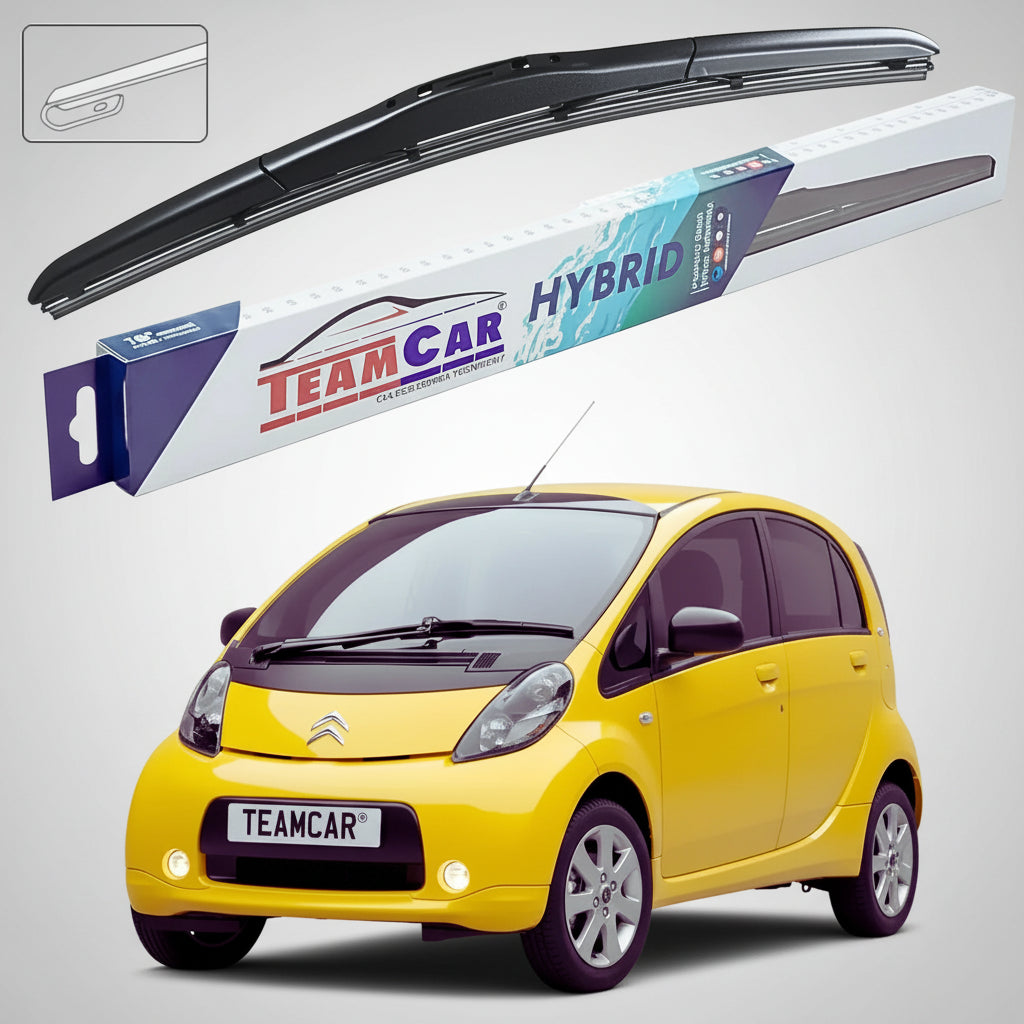 Ștergătoare Citroën C-Zero 2010-prezent | Set Față Hibrid – TeamCar®