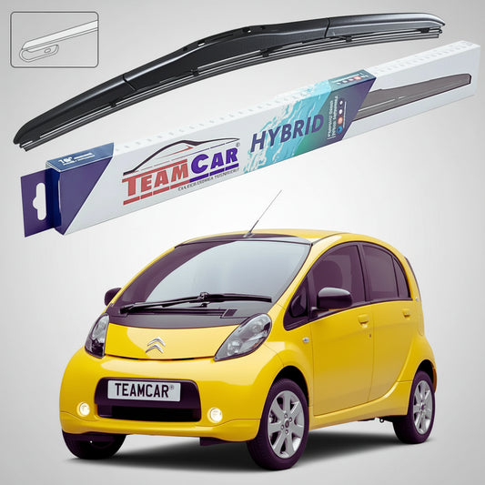 Ștergătoare Citroën C-Zero 2010-prezent | Set Față Hibrid – TeamCar®