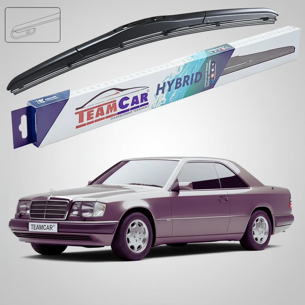 Ștergătoare Mercedes-Benz Clasa E Coupé C124 1993-1998 | Set Față Hibrid – TeamCar®