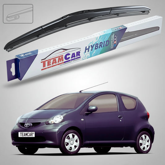 Ștergător Toyota Aygo B10 Hatchback 2005-2014 | Set Față Hibrid – TeamCar®