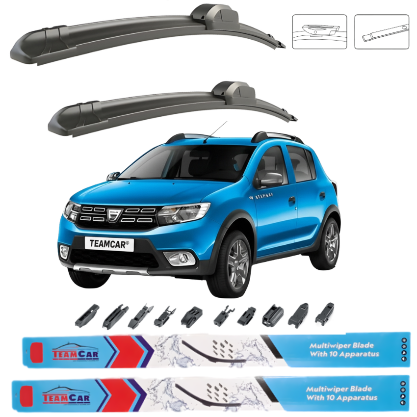 Scheibenwischer Dacia Sandero II Stepway (2015–2020) TeamCar® – Vordersatz