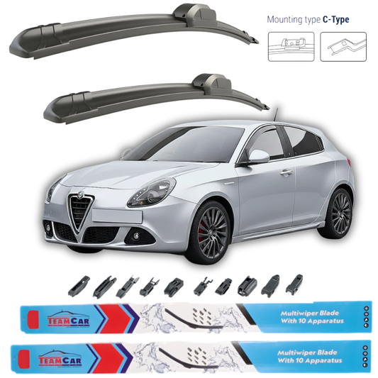 Wipers Alfa Romeo Giulietta (940) 2010-2020 – Front Set