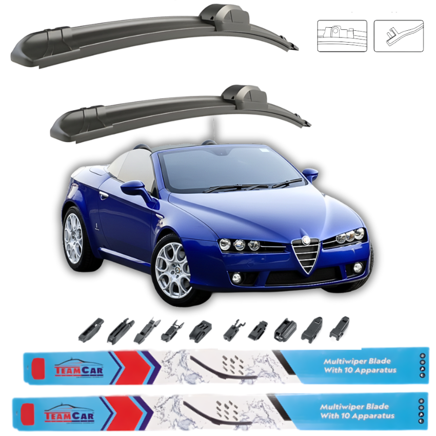 Wipers Alfa Romeo Spider (939) 2006-2010 – Front Set