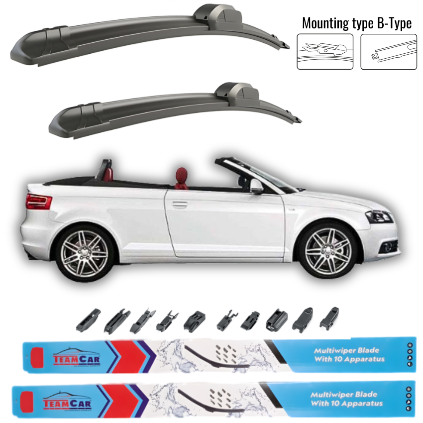 Wipers Audi A3 CABRIOLET (8P7) 2008-2013 – Front set 