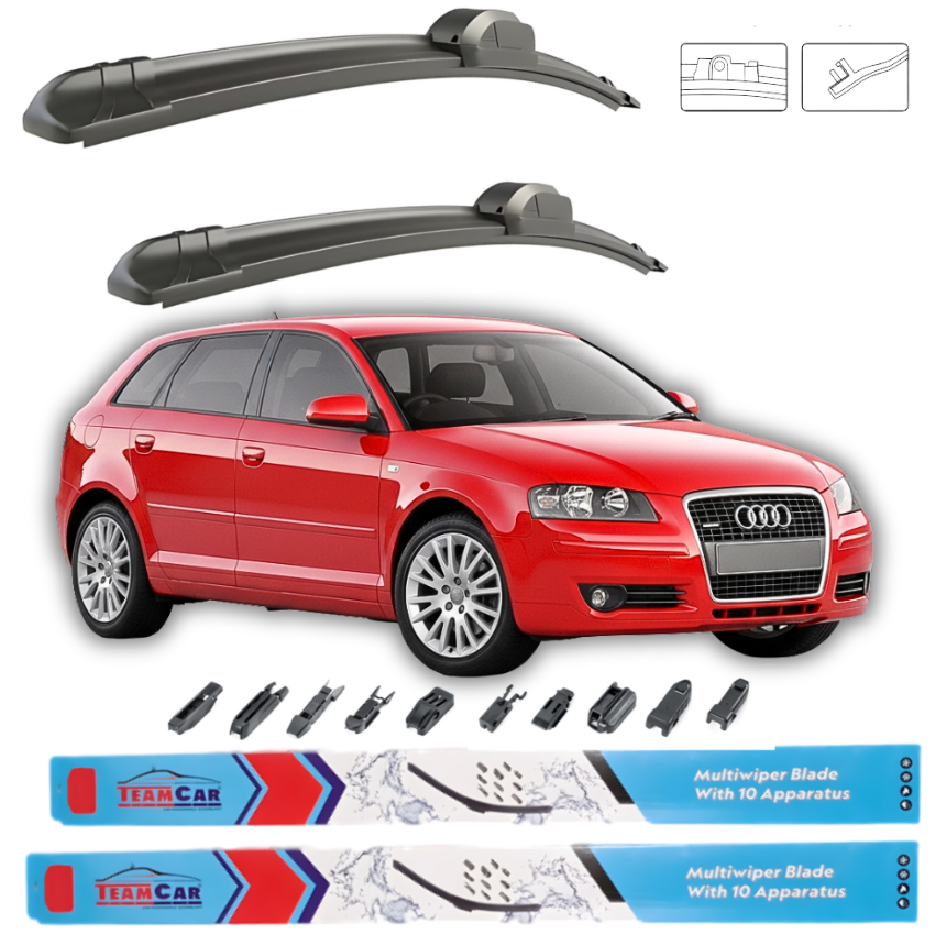 Wipers Audi A3 (Sportback 8PA) 2004 – Front set 