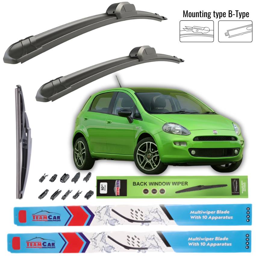 Stergatoare Fiat Punto 5 usi (199) 2012-2018 - Set Complet