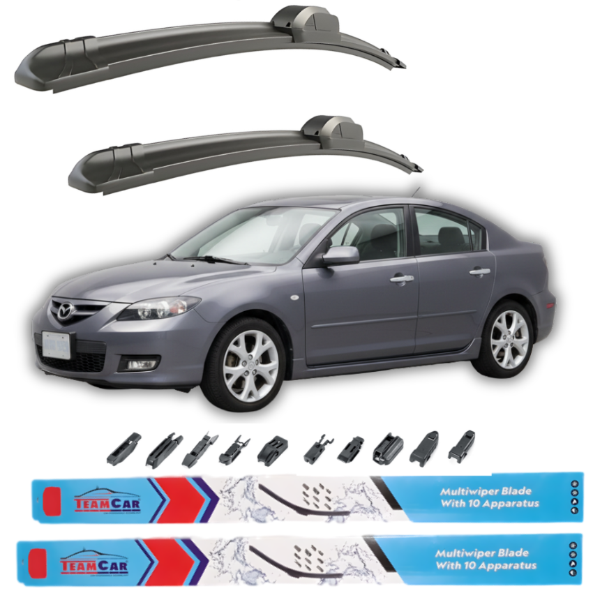 Ștergătoare TeamCar® Mazda 3 BK Sedan (2003–2009) – Set față