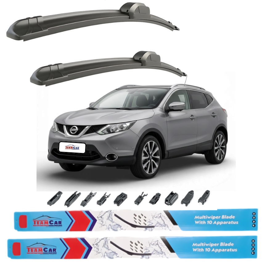Ștergătoare Nissan Qashqai J11 (2013–2017) TeamCar® – Set față