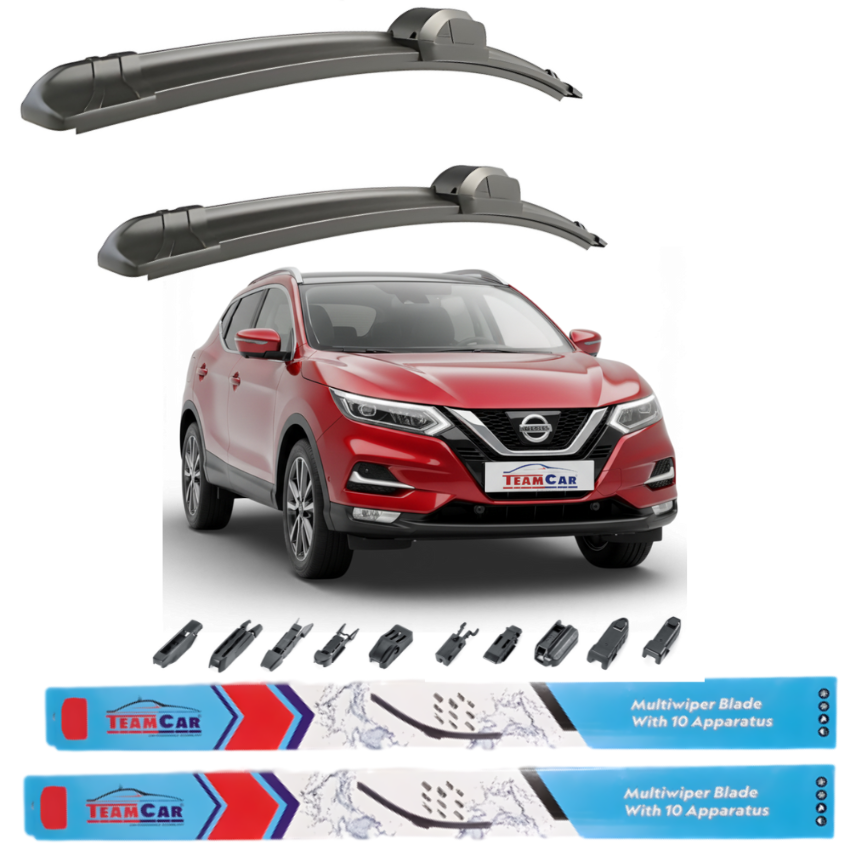 Ștergătoare Nissan Qashqai J11 (2017–2021) TeamCar® – Set față