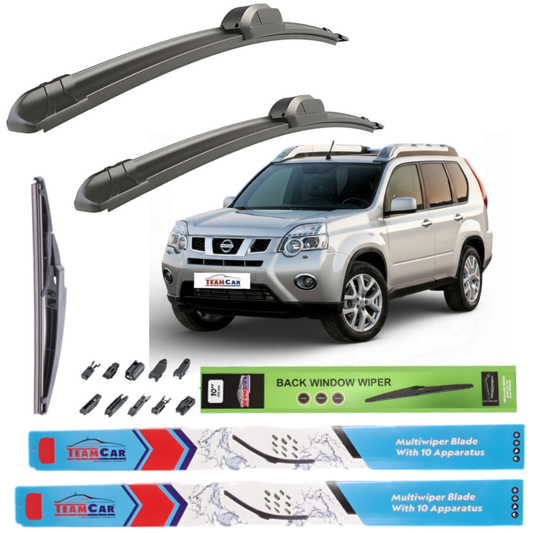 Nissan X-Trail T31 (2010–2014) TeamCar® Wipers – Complete Set