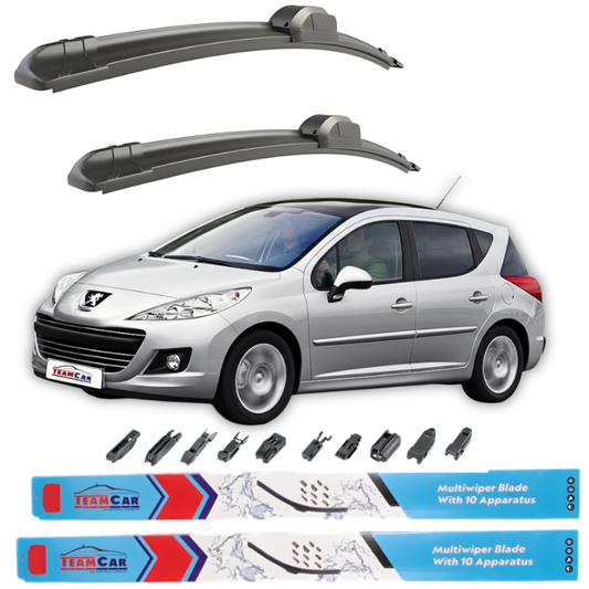 TeamCar® Scheibenwischer Peugeot 207 SW (2006–2014) – Vordersatz