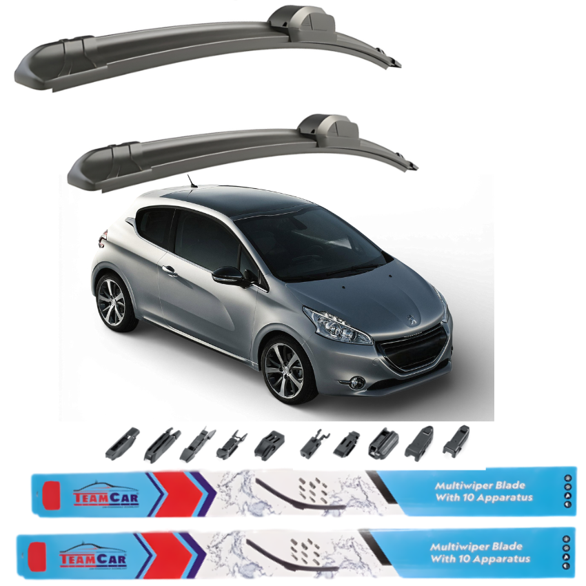 Ștergătoare Peugeot 208 I 3 usi (A9, 2012–2019) – Set față