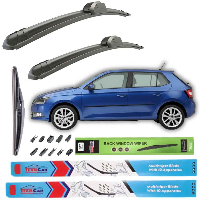 Ștergătoare Skoda Fabia III Hatchback (NJ3) (2014–2021) | Set Complet – TeamCar®