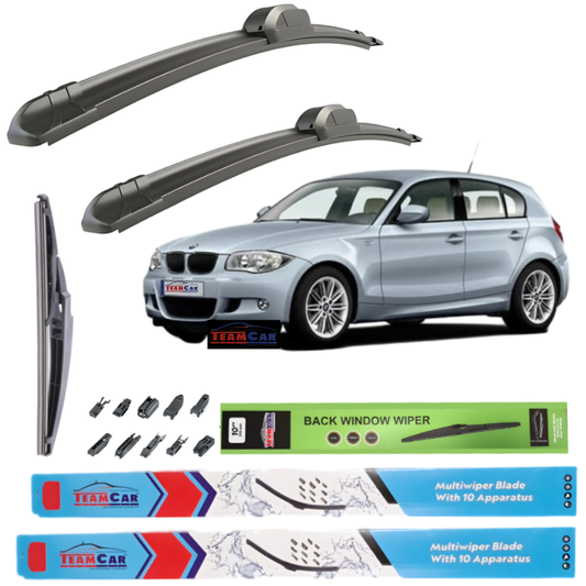 Ștergătoare TeamCar® BMW Seria 1 E87 (2004–2011) – Set Complet
