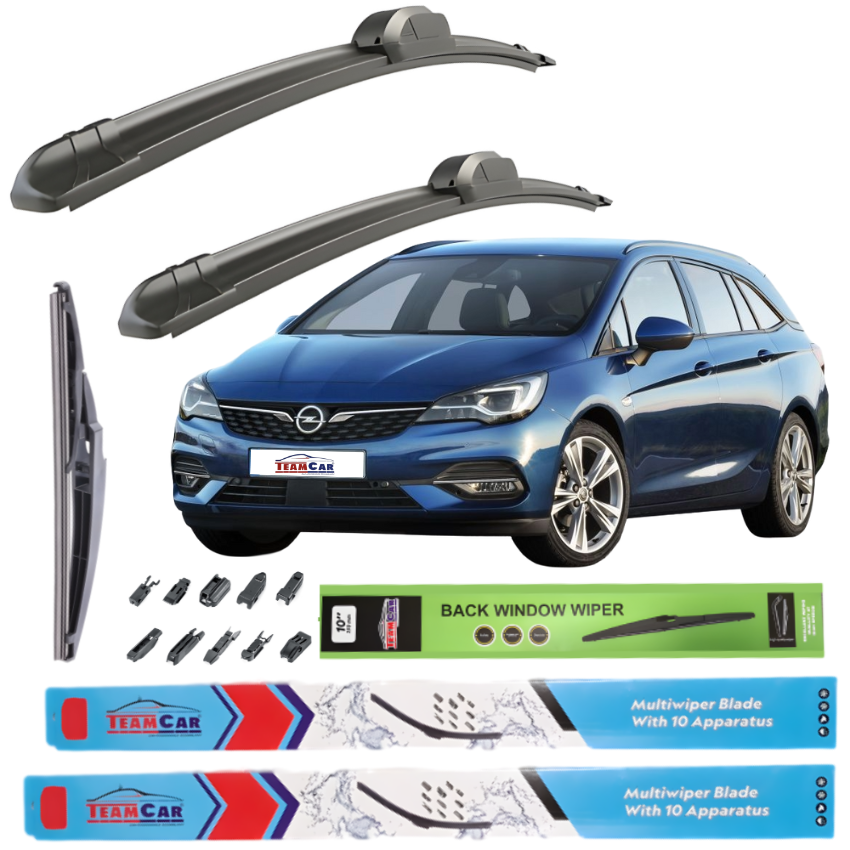 Ștergătoare TeamCar® Opel Astra K Sports Tourer (2015–2021) – Set Complet