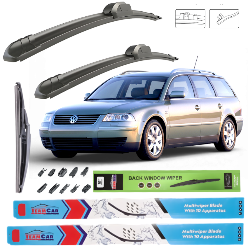 Scheibenwischer Volkswagen Passat (B5 Lift, Variant, 3B6) 2001–2005 – Komplettset