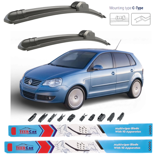 Scheibenwischer für VW Polo (9N3) Schrägheck 2005-2009 – Vorderachse