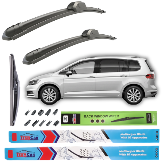 Volkswagen Sharan II (2010–2022) TeamCar® Scheibenwischer – Komplettset