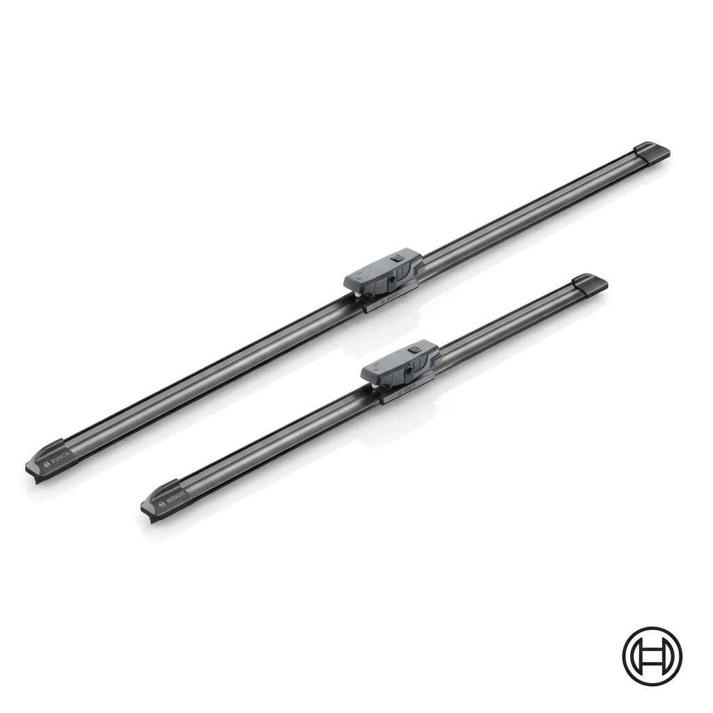 Set Bosch Aerotwin AM467S cu două lamele plate și adaptoare Multi-Clip