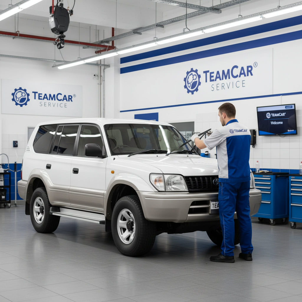 SCHIMBARE ȘTERGĂTOARE TOYOTA LAND CRUISER PRADO SERIA 120 2002-2010