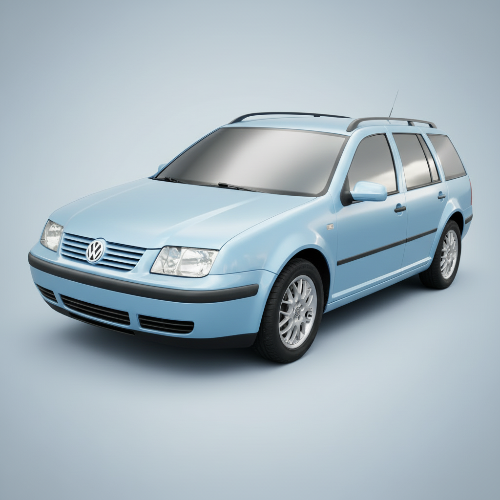 Floor Mats Compatible with Volkswagen Bora Variant 1999-2005, Black