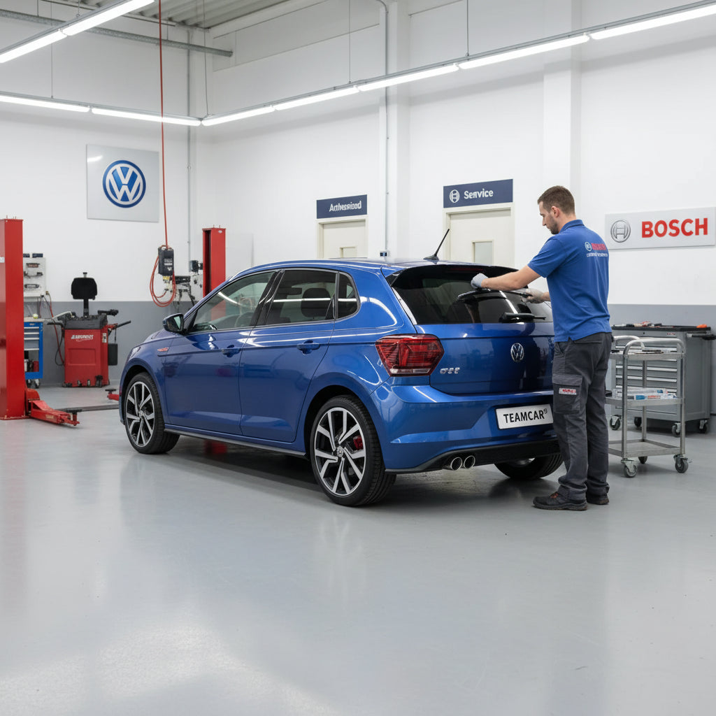 Schimbare Ștergător Lunetă pentru VW Polo VI (AW1, BZ1, AE1) cu Bosch Aerotwin Rear A282H