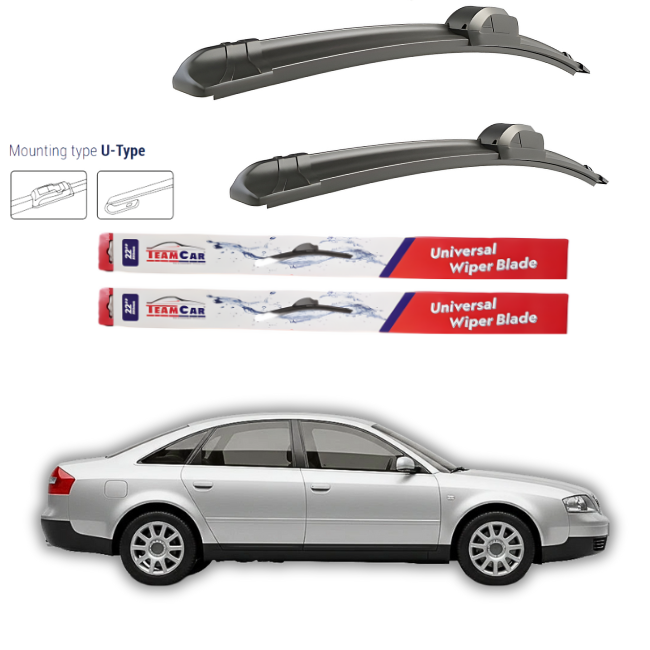 Stergatoare Audi A6 (C5, 4B) 1997-2001 – Set fata Flat