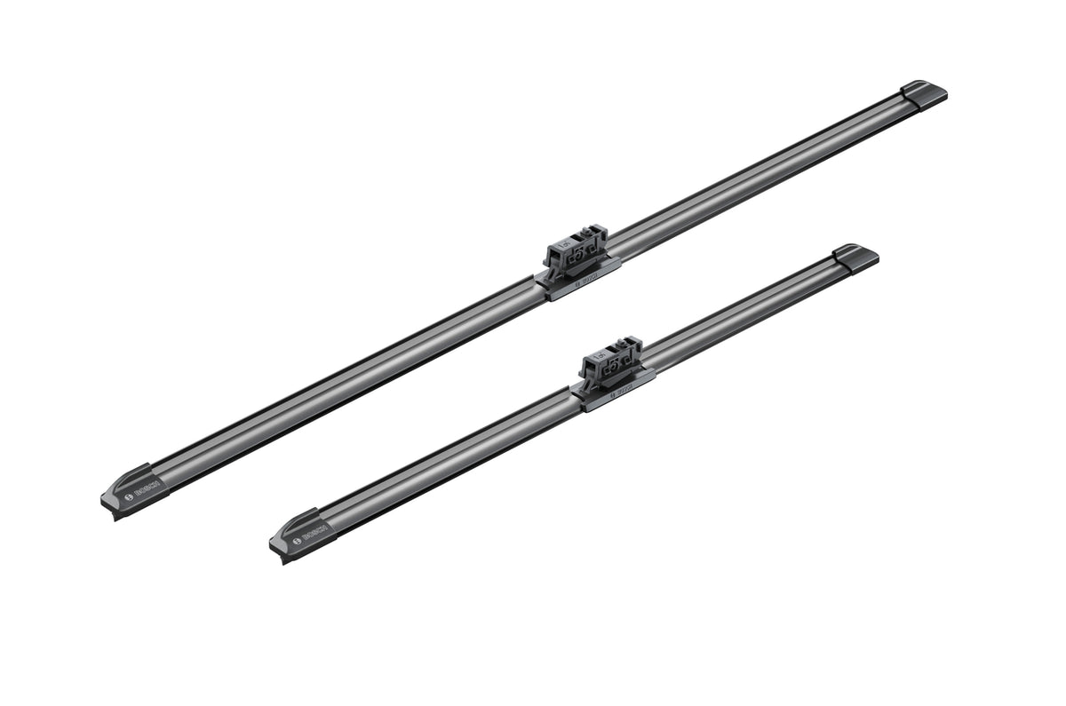 Set de doua lamele Bosch Aerotwin A206S cu adaptoare premontate, vedere oblica