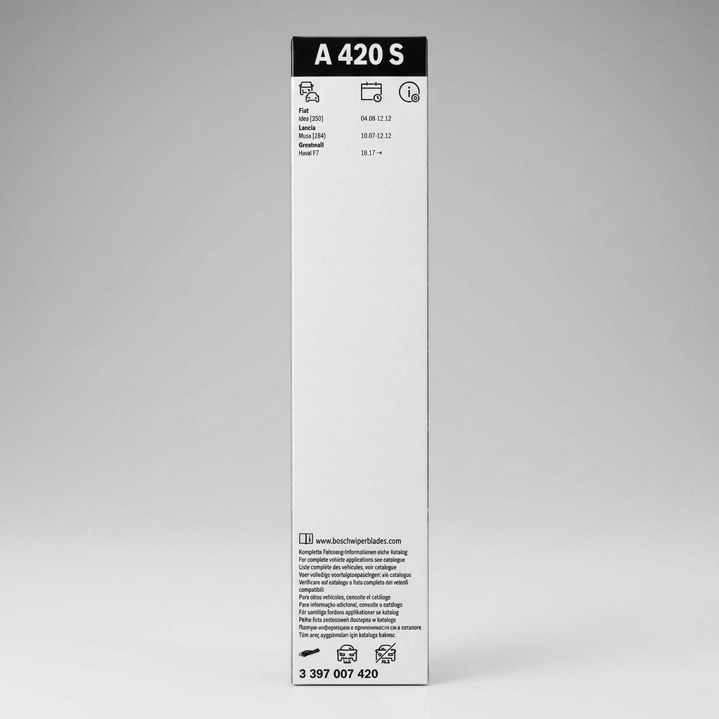 Etichetă Bosch A420S 3 397 007 420 cu aplicații auto