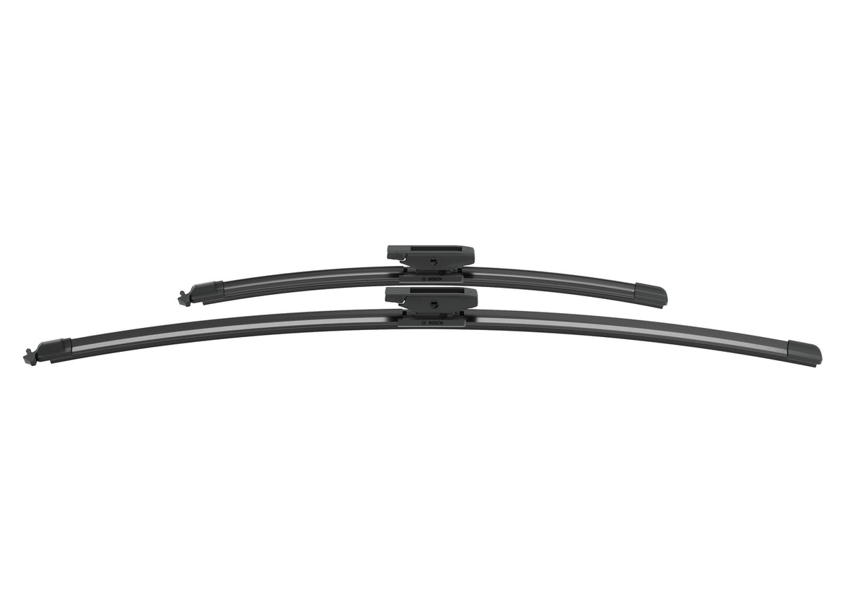 Doua lamele Bosch Aerotwin A199S suprapuse, vedere laterala
